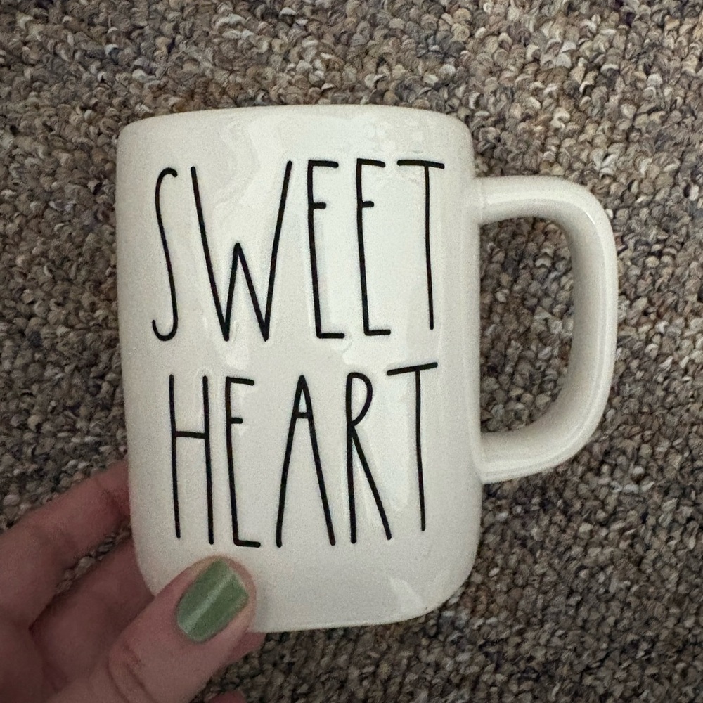 Rae Dunn White Sweetheart Mug